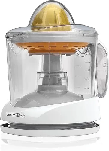 BLACK+DECKER 32oz Electric Citrus Juicer, CJ625, Pressure Activated, Adjustable 