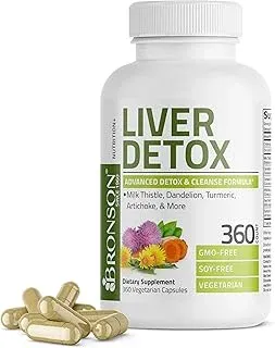 Bronson Liver Detox Advanced Detox & Cleansing Formula Supports Health Liver Fun