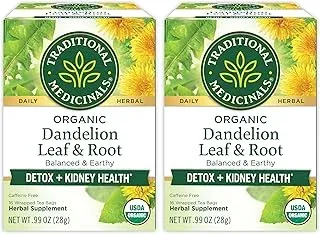 Traditional Medicinals Dandelion Tea, Tea Bags, 16 Count | Organic | Leaf & Root