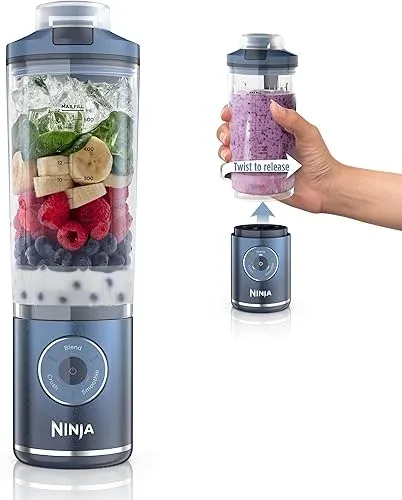 Ninja Blast Max, Portable Blender + Twist & Go, Personal Smoothie, Blend, Ice Cr