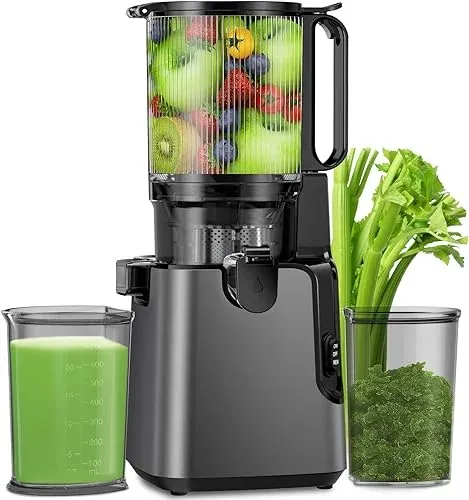 Juicer Machines with 5.8" Large Feed Chute, Cold Press Juicer for Whole Vegetabl