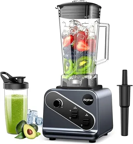 Blenders for Kitchen, 2000W Professional Blender, 68oz Large Capacity with 27oz 